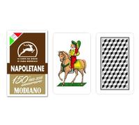 Modiano Cartes à Jouer Napoletane Marron Anniversaire 150 Ans