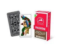 Modiano Cartes à Jouer Piacentine Rouge Anniversaire 150 Ans