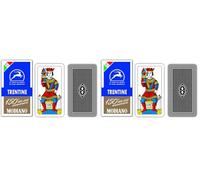 Modiano Cartes à Jouer régionales trentines du 150éme Anniversaire 300073 (Lot de 2)