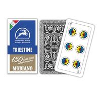 Modiano Cartes à Jouer Triestine Bleu Anniversaire 150 Ans