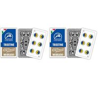 Modiano Cartes à Jouer Triestine Bleu Anniversaire 150 Ans (Lot de 2)