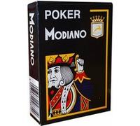 Modiano CRISTALLO - Jeu de 55 cartes 100% plastique - format poker - 4 index jumbo G