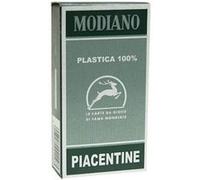 Modiano Piacentine N.81/10 100% PVC - Jeu de 40 cartes 100 % plastique