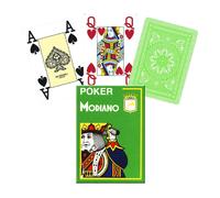 Modiano Poker Cartes à Jouer Pont Vert Clair 4 Jumbo Grand Index Plastique Neuf