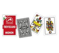 Modiano Trevigiane Mignon - Cartes à Jouer Régionales au Format Mignon (Plus Petites Que Les Traditionnelles) - Carton Duplex 320 g/m² - 100% Made in Italy
