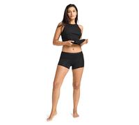 Modibodi Boxer Classique - Flux Moyen à abondant - sous-vêtement de Protection menstruelle pour Femme - Bas de Bikini - Culotte menstruelle discrète Noire - 10/S