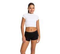 Modibodi Pantalon menstruel pour Adolescent Hipster Boyshort - sous-vêtements menstruels - Débit modéré 30 ML - Noir -16-18
