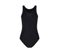 Modibodi Teen Swimwear Recycled Racerback One Piece - Light Moderate Absorbency Black - Y10-12