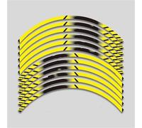 Modification de la Jante Bande Adhésive Réfléchissante Jante Roue Moto 17 Pouces Compatible avec pour CBR600RR Tous Modèles(Style 1)