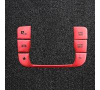 Modification de voiture Compatible Avec Benz Pour Classe AB W177 W247 W167 GLE GLS GLB Console Centrale De Style De Voiture Autocollants Couverture Boutons De Commutateur De Souris Multimédia ( Color