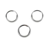 Modification de voiture Compatible Avec Suzuki Pour Jimny 2019 2020, 3 Pièces, Couvercle De Bouton Sonore De Climatisation AC, Anneau De Bouton De Garniture De Console (Color : 3)