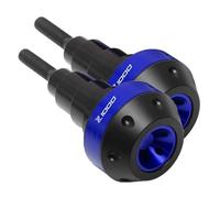 Modifications Pare-Chocs Cadre Moto Protection Latérale Contre Les Chutes Boule pour Kawasaki Z900 Z900RS ZX6R Z1000 2017-2023(Z1000 Blue)