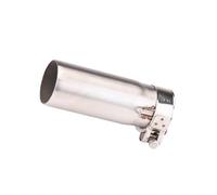 Modifié sans Lacet Moyen Lien Tuyau D'échappement Convient pour Yamaha pour R6 1998-2005 2006-2021 Tuyau de raccordement à manchon coulissant section centrale d'échappement moto(TYPE-F)