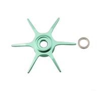 Modified For pour abu max series B3B4P3P4P5 water droplet wheel six Star Brake(avocado green left hand)