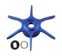 Modified For pour abu max series B3B4P3P4P5 water droplet wheel six Star Brake(blue right hand)
