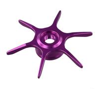 Modified For pour abu max series B3B4P3P4P5 water droplet wheel six Star Brake(Purple left hand)