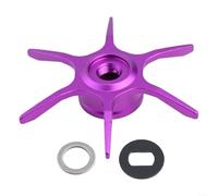 Modified For pour abu max series B3B4P3P4P5 water droplet wheel six Star Brake(Purple right hand)
