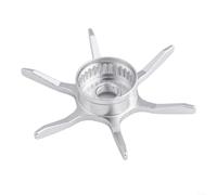 Modified For pour abu max series B3B4P3P4P5 water droplet wheel six Star Brake(silver left hand)