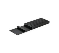 Modify Range-couteaux L 137,5 x P 472 x H 26 mm, frêne noir / Range-couverts en bois