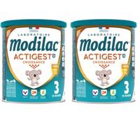 Modilac Actigest Lait En Poudre Croissance 3 12 à 36 Mois 800g (Lot de 2)