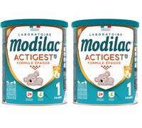 Modilac Actigest Lf+ 1 - Formule - Fabriqué en France - Sans Huile de Palme - Pack de 800g (Lot de 2)