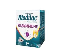 Modilac - Babymmune*, Complément Alimentaire pour Bébé - Compatible Lait Infantile et Lait Maternel - A Base de Lactoferrine** et de Zinc - Dès la Naissance - 30 Sticks de Poudre à Diluer