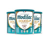 Modilac, Lait Infantile en Poudre Douc Croissance, De 12 à 36 Mois | Lait 100% Français - Fer, Zinc, Acides Gras Essentiels - Fabriqué en France Sans Huile de Palme - Lait 3e Age, lot de 3