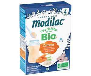 Modilac Mes Céréales Du Soir Bio - Carottes Poudre 250 g