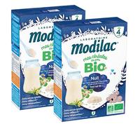 Modilac Mes Céréales du Soir Bio Nuit Calme Dès 4 mois Lot de 2x 250g