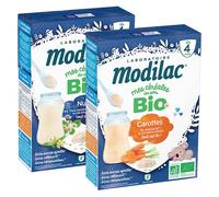 Modilac Mes Céréales du Soir Bio Nuit Calme et Riz Carotte Dès 4 mois 250g
