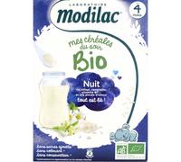 Modilac Mes Céréales du Soir Bio Nuit, instantanées pour nourrissons 2 (dès 4 mois) Poudre 250 g