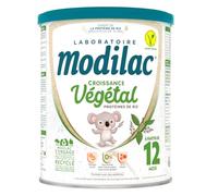 Modilac - Lait Infantile en Poudre Croissance - Protéines 100% Végétales - Riche en Vitamines, Calcium, Fer - Sans Huile de Palme - 3eme Age, A Partir de 12 Mois - Boîte de 700g
