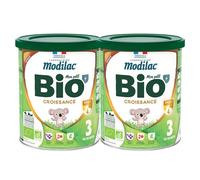 Modilac Mon Petit Bio+ Lait de Croissance 3ème Âge Lot de 2 x 800g