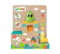 Modimi: Donny and Dash The Dinosaures, Ensemble de Jeu sensoriel et modulaire de 12 pièces pour améliorer Les compétences cognitives et motrices des Tout-Petits, à partir de 10 Mois