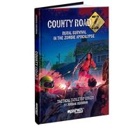 Modiphius Divertissement : County Road Z : Core Rulebook - Livre de RPG à couverture rigide, survie rurale dans l'apocalypse zombie, 184 pgs, jeu de rôle solo