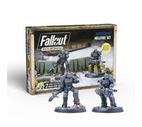 Modiphius Entertainment | Fallout Wasteland Warfare | Enclave: Hellfire Set | Miniatures | Unpainted