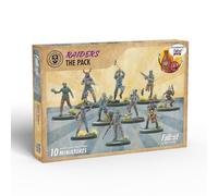 Modiphius Entertainment | Fallout Wasteland Warfare | Raiders: The Pack | Miniatures | Unpainted