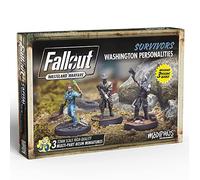 Modiphius Entertainment | Fallout Wasteland Warfare | Survivors: Washington Personalities | Miniatures | Unpainted