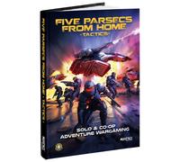 Modiphius – Five Parsecs from Home: Tactics – Livre de jeu de rôle sur table, couverture rigide