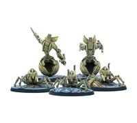 Modiphius - Figurines Elder Scrolls Call to Arms - Dwemer Spheres & Spiders non peintes