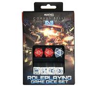 Modiphius | Infinity: Factions Dice Sets | Nomad | Dice Set | Role Playing Game | RPG | English