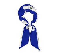Modisches Kopftuch Aus Satin Für Damen Mädchen Wie Seide,Aufdruck Der Flagge Von El Salvador,Kleine Haarschals Süßes Retro Satin Haarband Bandschal Bandanas Handtaschengriff Hutdekoration