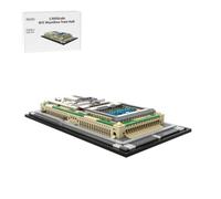 ModiTechX MOC-231668 Mooneyhan Train Hall Kit de bâtiment à l'échelle 1:800 (1636 pièces) Reproduction précise des détails, un choix classique exquis pour les collectionneurs