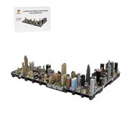ModiTechX MOC-243095 Midtown Manhattan Kit de construction (4 713 pièces) Ce kit est l'un des 38 modules qui composent la collection complète. Convient pour construire, exposer et collectionner