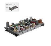 ModiTechX MOC-243095 Midtown Manhattan M3 Kit de construction (1082 pièces), composé d'un total de 38 modules. Cet article est un d'entre eux, pour construire des modèles d'exposition