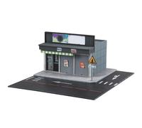 ModiTechX Modèle miniature d'un magasin de commodité « Ichiben » à l'échelle 1:64, micro paysage pour photographie, objet de collection pour le bureau (figurines et voitures non incluses)