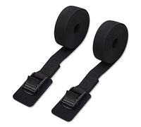 Modixun Lot de 2 Sangles d'arrimage Robustes avec Coussin de Protection épais, Sangles d'arrimage pour Kayak, Sangles de Chargement, Sangles à Boucle à Came réglables, 2,5 cm x 8 m