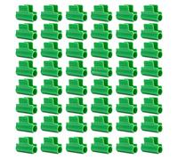 Modixun Lot de 48 Clips de Serrage pour Serre, Filet de Protection et d'Ombrage, Arceaux de Jardin, Tunnel de Culture, Cadre de Support, 11 mm