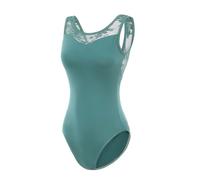 ModLatBal Justaucorps débardeur en dentelle pour femme et fille pour danse classique