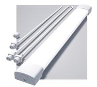 Modlicht Neon LED 60CM, 18W 1980lm Blanc Froid 5000K Tube LED CONNEXION EN SÉRIE SIMPLE, Reglette LED IP65 Imperméable Luminaire Plafonnier pour Atelier, Sous Sol, Bureau, Hobby, Grange